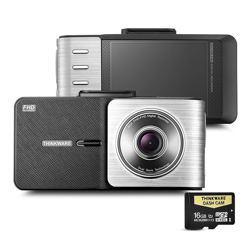 Thinkware X50016 1080P Full HD Front Dashcam With 16GB microSD Card
