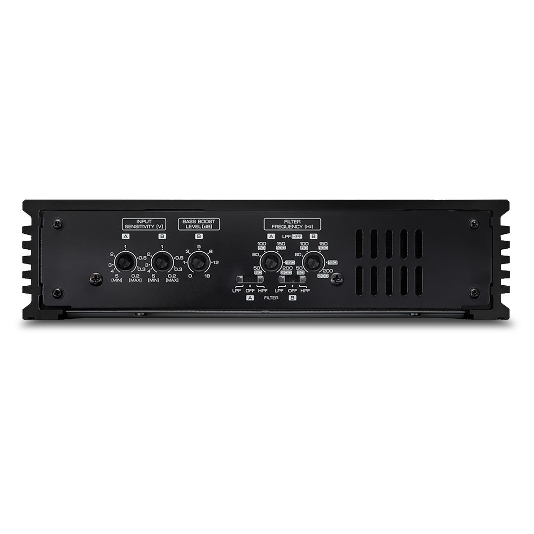 Kenwood X502-1 1000W X-Series Class-D Mono-Channel Power Amplifier and Mac Audio MC-PRO-CHA-130 Pro Charger 130 12" Bandpass-Type Subwoofer Enclosure Package