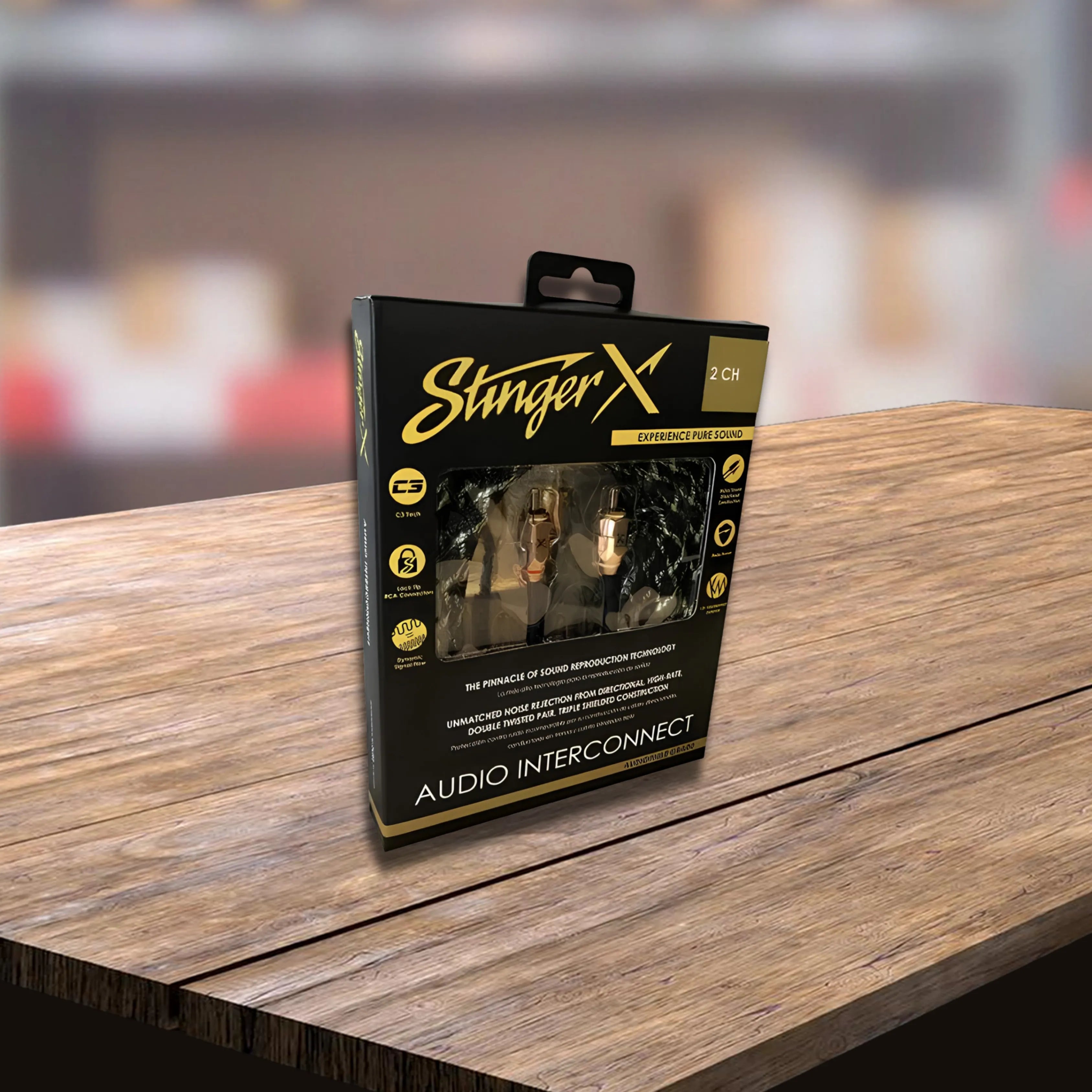 Stinger XI3217 X3 Series 2-Channel RCA Interconnect 17ft