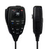 GME XRS-370C XRS Connect Compact UHF CB Radio featuring a digital screen, various control buttons, and a speaker microphone