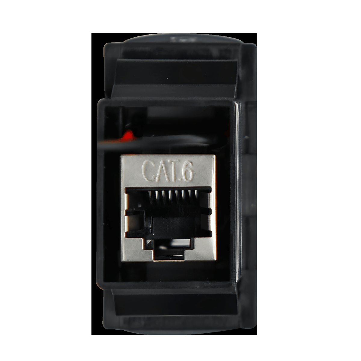 GME XRS-RJ45R6 RJ45 Pass Through Adaptor Type 6 Red