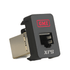 GME XRS-RJ45R9 RJ45 Pass Through Adaptor - Type 9 (Red)