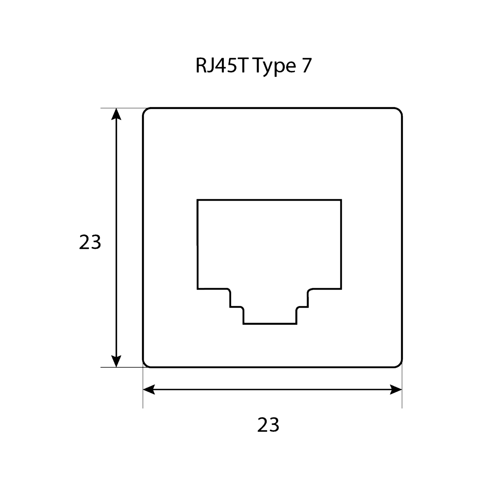GME XRS-RJ45T7 RJ45 Pass Through Adaptor MAZDA and ISUZU