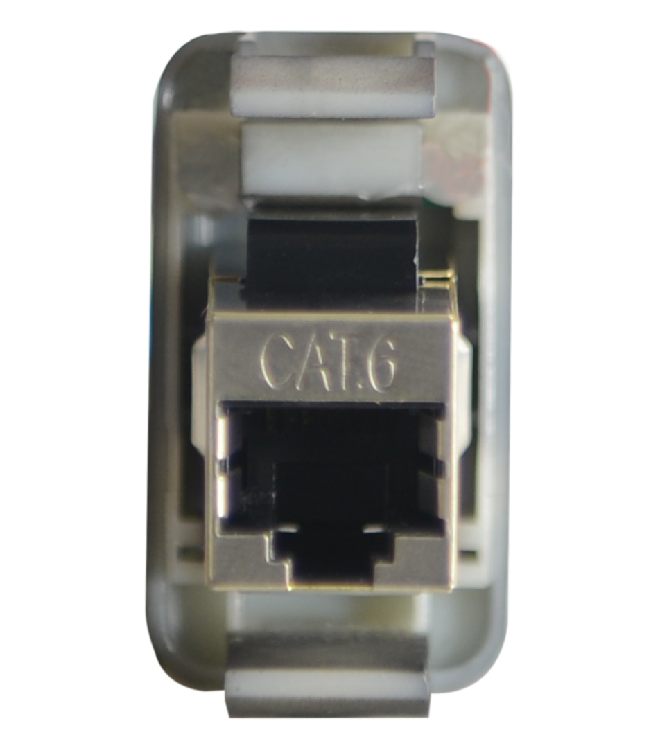 GME XRS-RJ45W10 RJ45 Pass Through Adaptor - Type 10 (White)