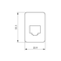 GME XRS-RJ45W9 RJ45 Pass-through Adaptor - Type 9 (White)