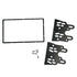 Stinger SFDGM07 Double DIN Fascia Holden Colorado Manual Climate