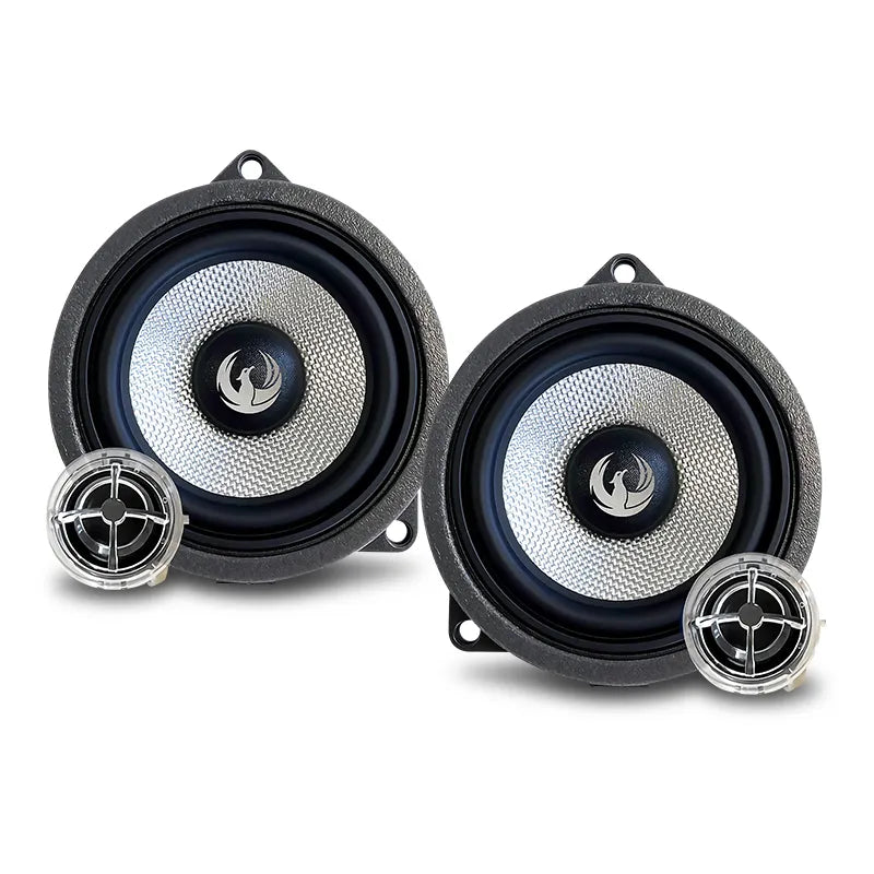 Phoenix Gold ZDSB100CS ZD-Series 4" 120W 2-Way Component Speaker Upgrade Kit Suit BMW Various Models