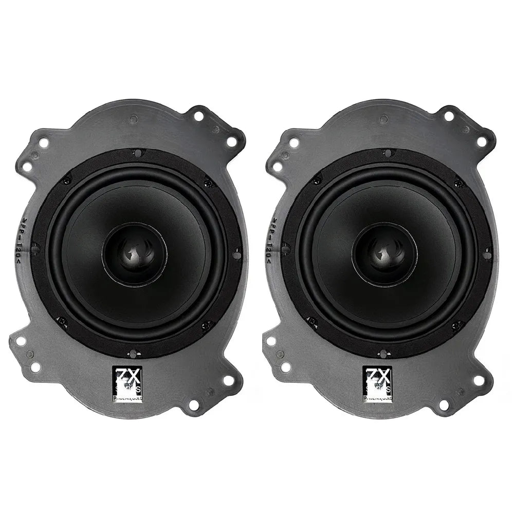 Phoenix Gold ZDSKI1 6.5" 165mm 2-Way Component Speaker System Suit Isuzu D-Max 2019 RG01