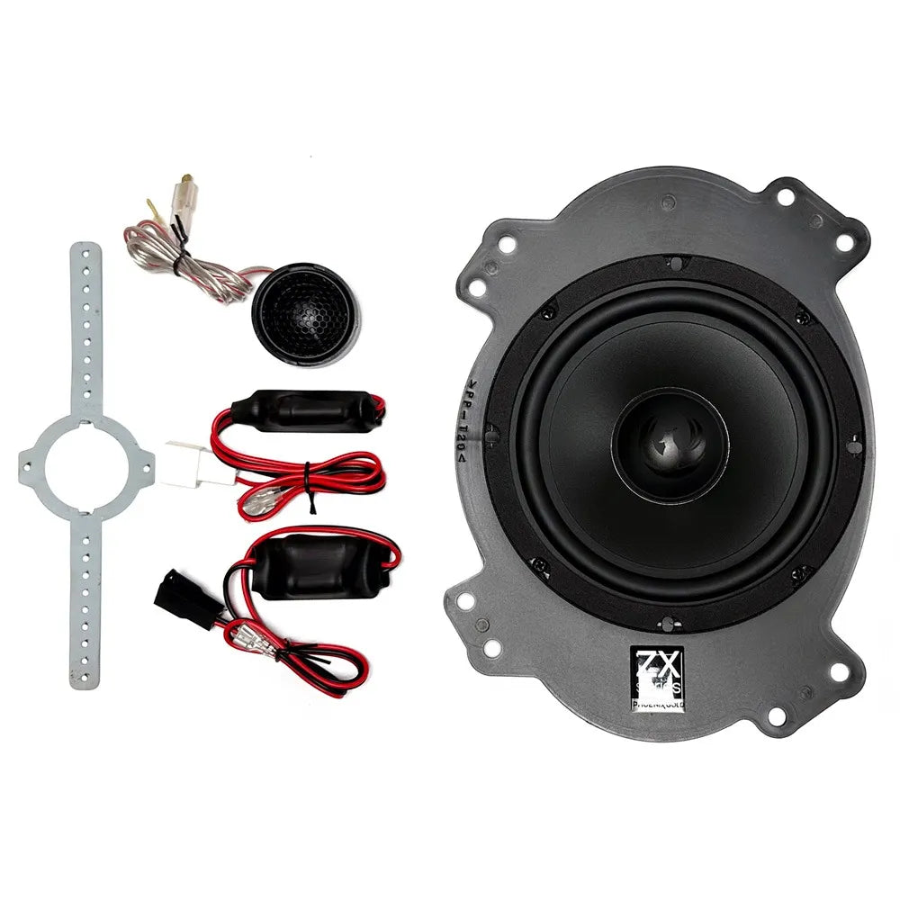 Phoenix Gold ZDSKI1 6.5" 165mm 2-Way Component Speaker System Suit Isuzu D-Max 2019 RG01