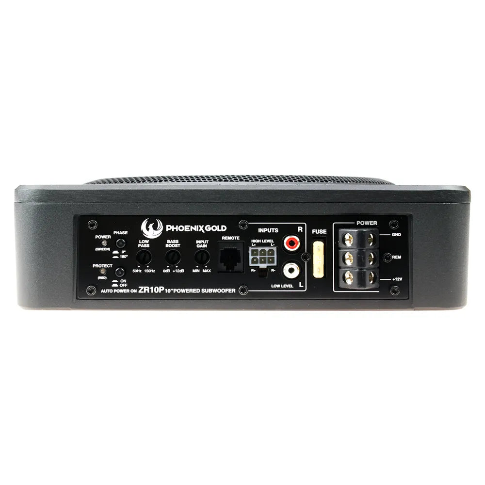 Phoenix Gold ZR10P ZR-Series 10" 400w Compact Active Underseat Subwoofer