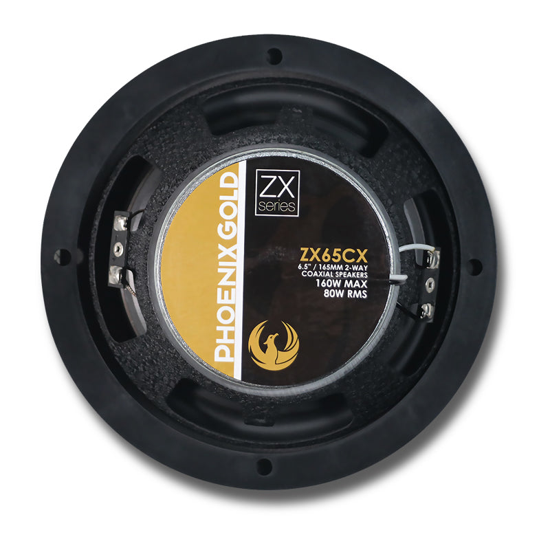 Phoenix Gold ZX65CX ZX-Series 6.5" 160W 2-Way Coaxial Speaker - Pair