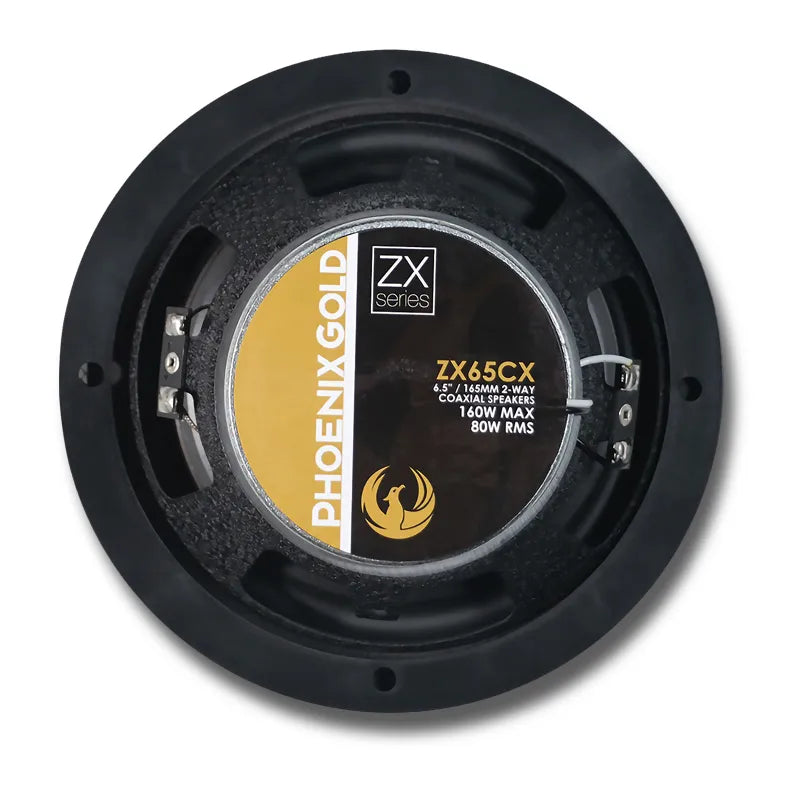 Phoenix Gold ZX65CX ZX-Series 6.5" 160W 2-Way Coaxial Speaker - Pair