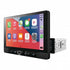 Aerpro AM9XFW multimedia receiver – 9‑inch floating capacitive touchscreen with Apple CarPlay display and app icons