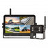 Aerpro AVK10W1 10" Wireless Heavy-Duty Quad View Monitor 1080P HD Camera Kit With DVR, including a display monitor and a black camera with LED indicators.