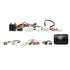 Aerpro CHTO15C Steering Wheel Control Interface, including various cables, connectors, and adaptors, with a black module visible.