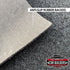 Anti slip rubber backing on the Amarok marine carpet mat