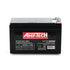 Amp-Tech SLI/AGM general purpose battery in black with red and white labeling.