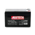 Amp-Tech SLI/AGM general purpose battery in black with red and white labeling.