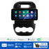 Aerpro AMTCFO2 feature graphic listing wireless CarPlay, Android Auto, DAB+ and the included camera