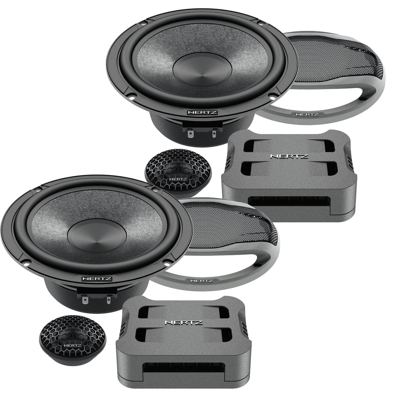 Hertz CK 165 6.5" 285W Cento 2-Way Speaker System With Grille - Pair
