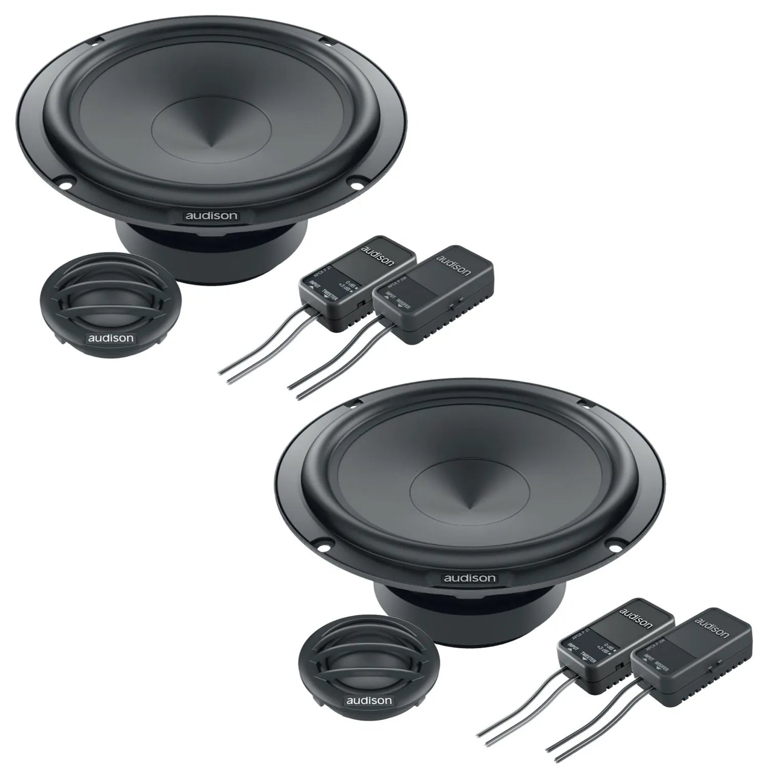 Audison APK165P Prima Series 6.5" 2-Way Component Loudspeaker System - Pair (APK 165 P)