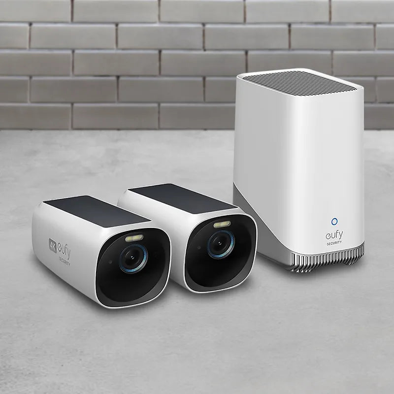 eufy T8871TW1 | eufyCam 3 4K Wireless Security Camera 3 (S330) 2-Camera Kit