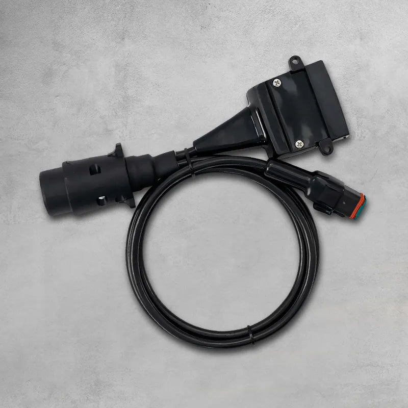 Elecbrakes A 7LR-12 Plug and Play Adapter - 7 Large Round to 12 Flat Socket