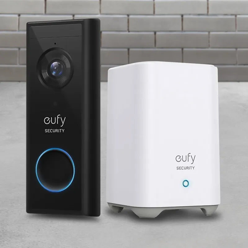 eufy E8210CW1 Battery-Powered Wireless Video Doorbell with 2K HD