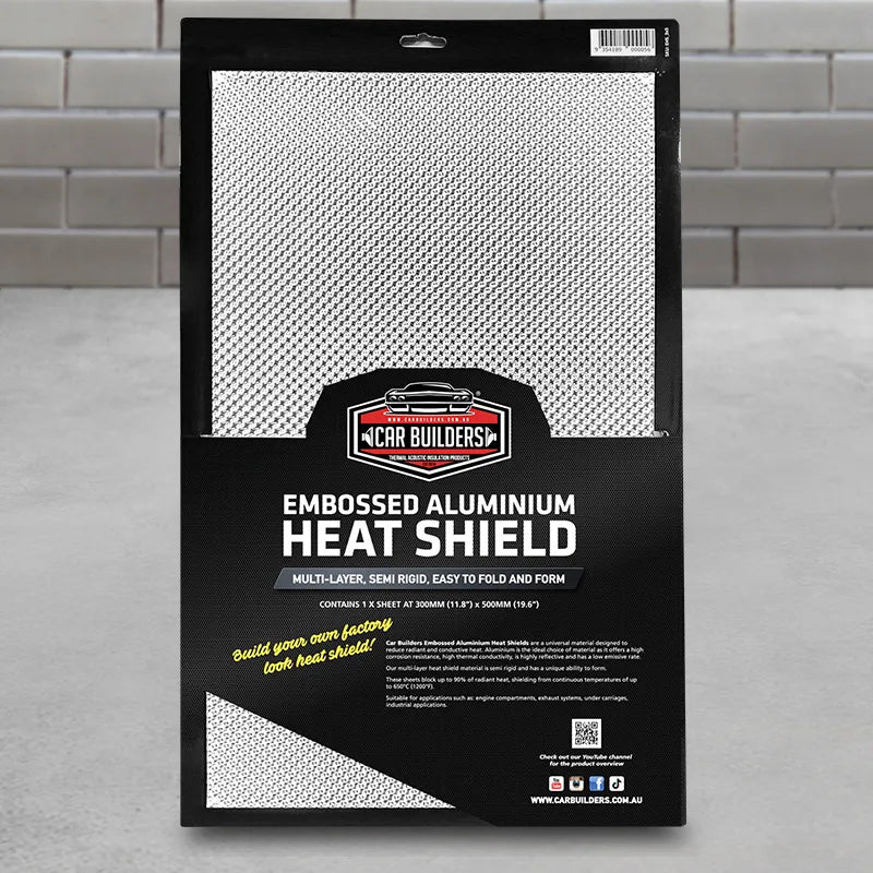 Car Builders EHS Aluminium Embossed Exhaust Heat Shield