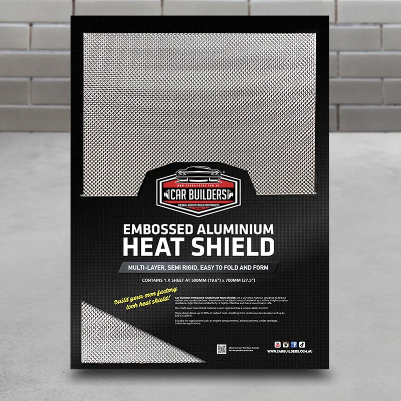 Car Builders EHS Aluminium Embossed Exhaust Heat Shield