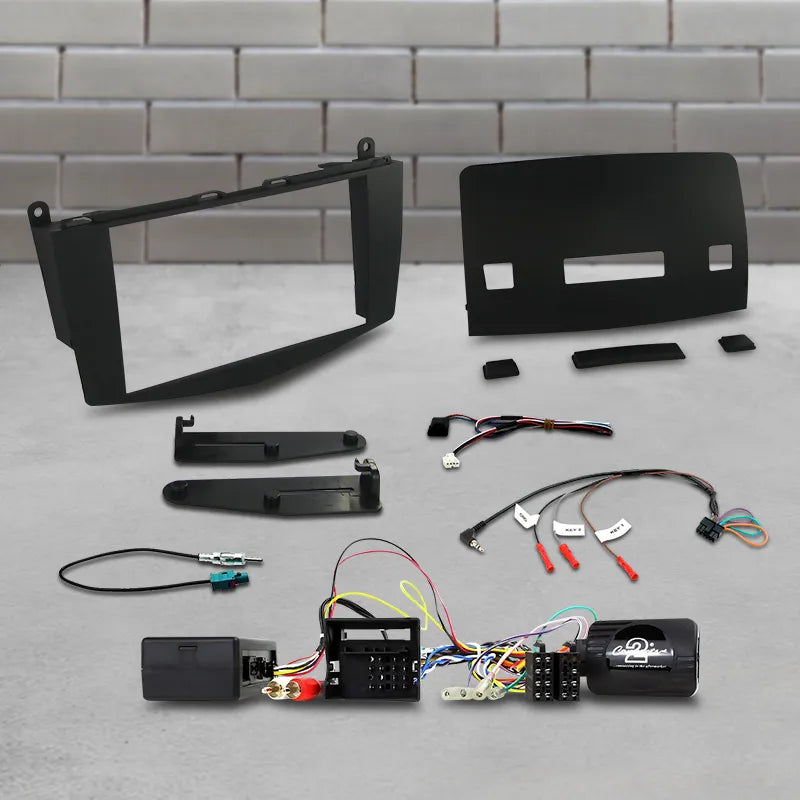 Aerpro FP8324KC Double DIN Black Install Kit Suit Mercedes C-Class 2007 - 2012