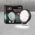 LED Autolamps FL39W 10/30V Heavy Duty 39 Watt Flood Lamp Black Die Cast Alloy