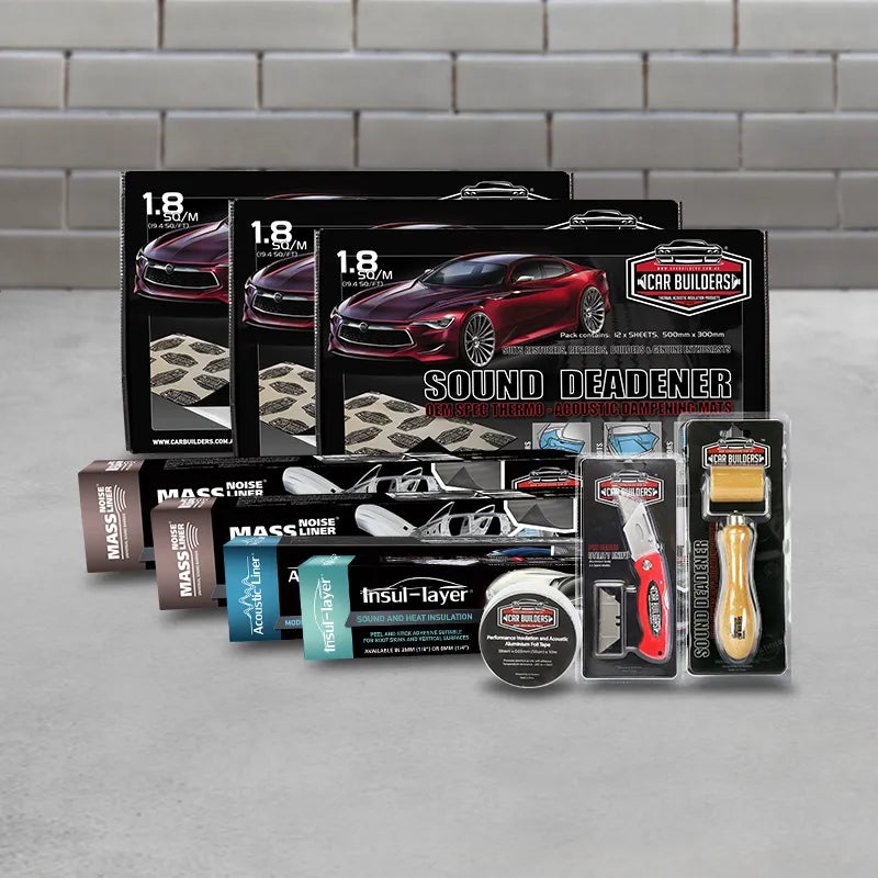 Car Builders PUP Pick Up Truck Sound Deadening Packs