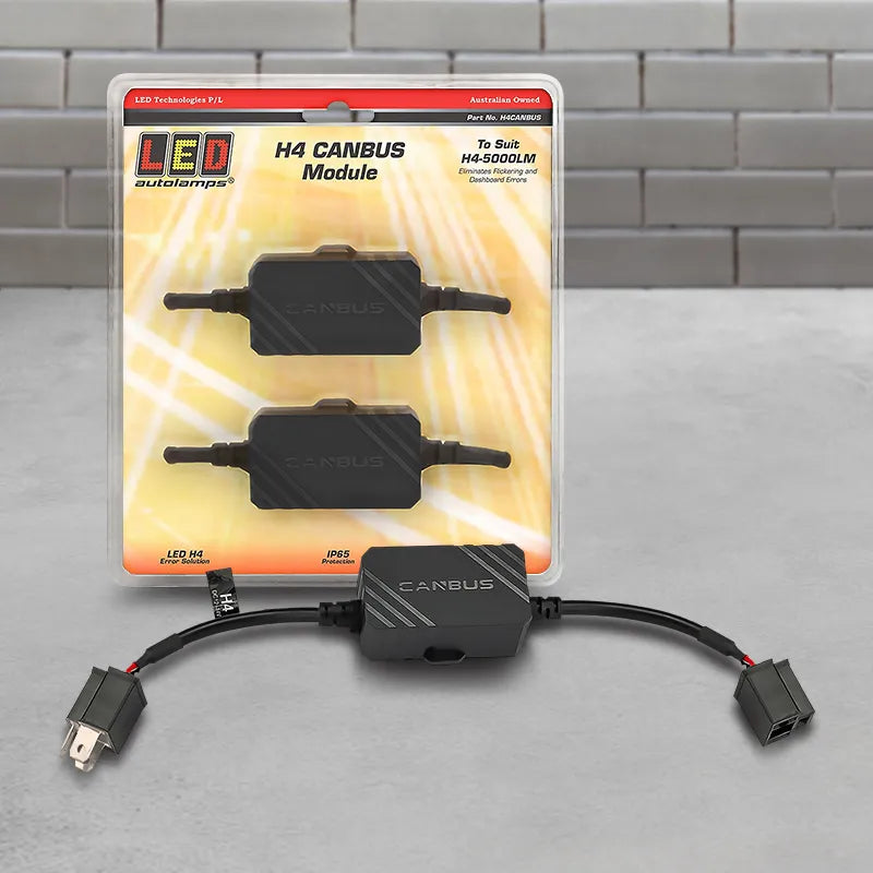 LED Autolamps H4CANBUS LED H4 Canbus Error Eliminator Twin Pack Bag