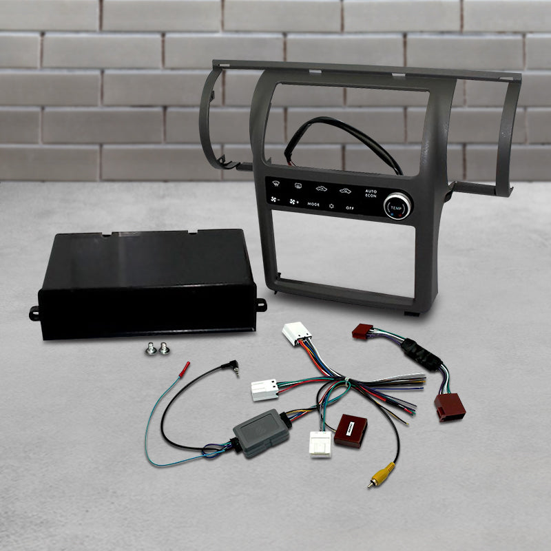 Aerpro FP8273SZ 2-DIN Stereo Install Kit Suit Nissan Skyline 2001-2004 V35 350GT Pewter