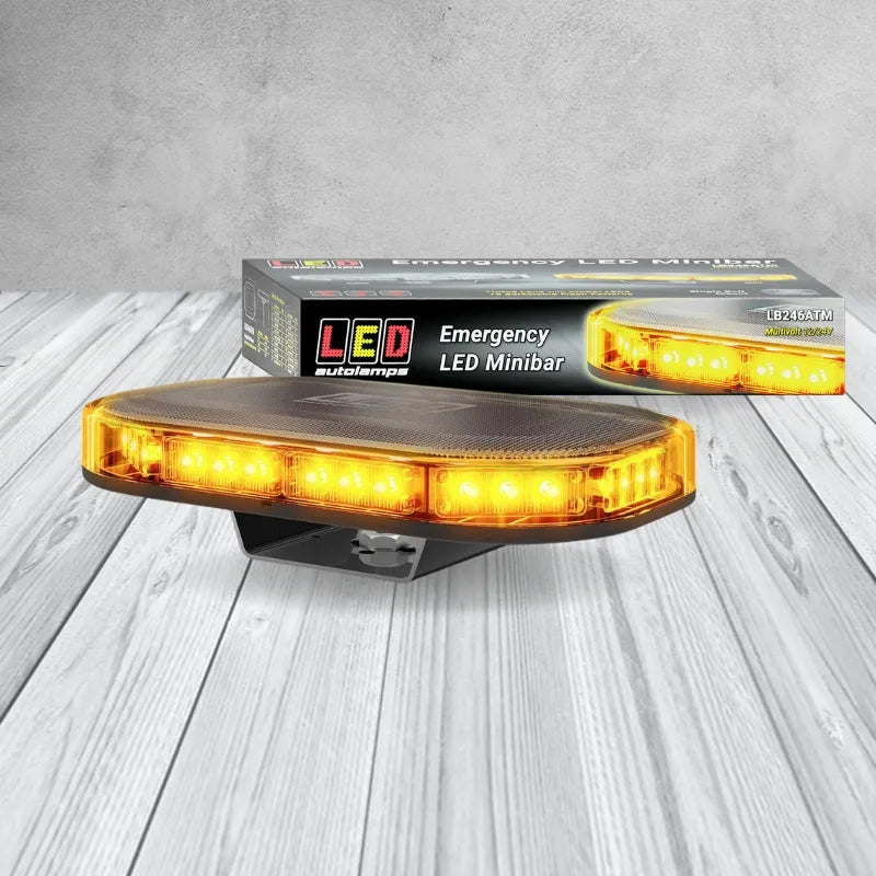 LED Autolamps LB246ATM 12/24V Emergency LED Minibar - Amber