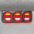 LED Autolamps MAXILAMPC3XRWB 12/24V Maxilamp Stop/Tail/Indicator/Reverse/Reflector Combo Lamp Black Chrome