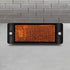 LED Autolamps 7035AB Vehicle Reflector Amber With Bracket Reflex Series