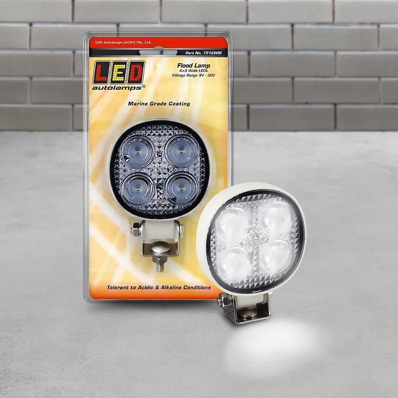 LED Autolamps 7512WM Round Work/Reverse Lamp