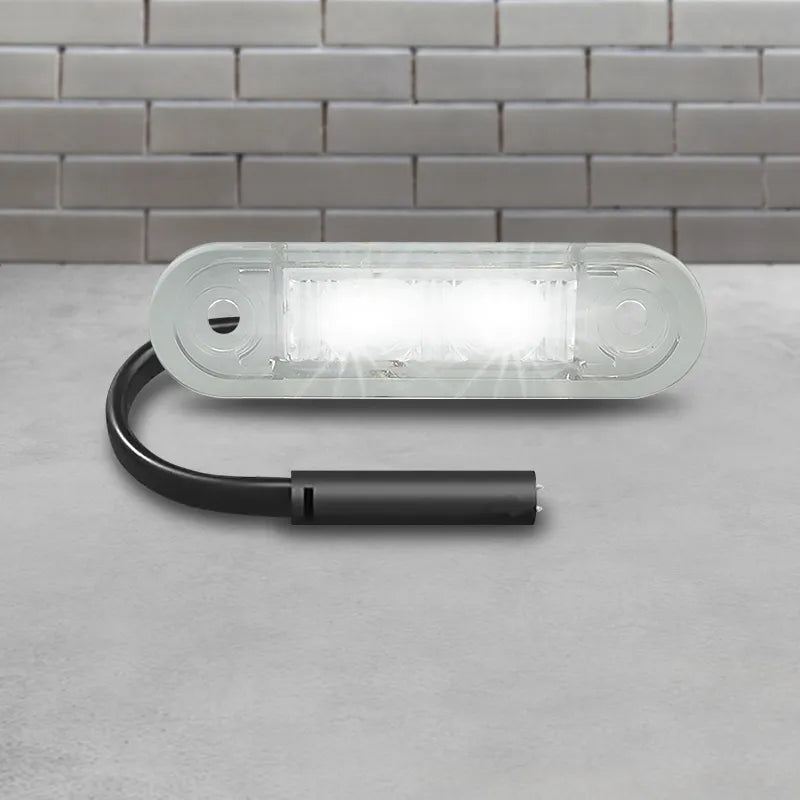 LED Autolamps 7922WMCSB 7922 Series White Marker/Licence Plate Lamp Recessed Fit