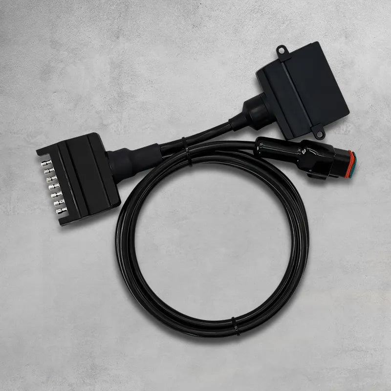 Elecbrakes A 7-12 Plug and Play Adapter - 7 Flat to 12 Flat Socket