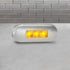 LED Autolamps 86AMB 12/24V Amber Marker Clear Lens Coloured LEDs Stainless Steel Bezel
