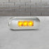 LED Autolamps 86AMB 12/24V Amber Marker Clear Lens Coloured LEDs Stainless Steel Bezel