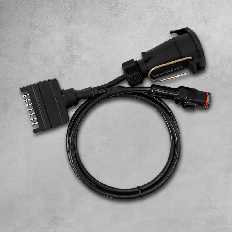 Elecbrakes A 7-7LR Plug and Play Adapter - 7 Flat to 7 Large Round Socket