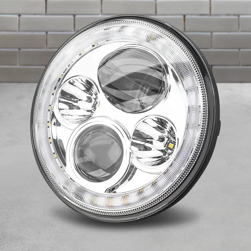 STEDI LEDMOTO-IRIS-7 STEDI 7" Iris Chrome LED Headlight