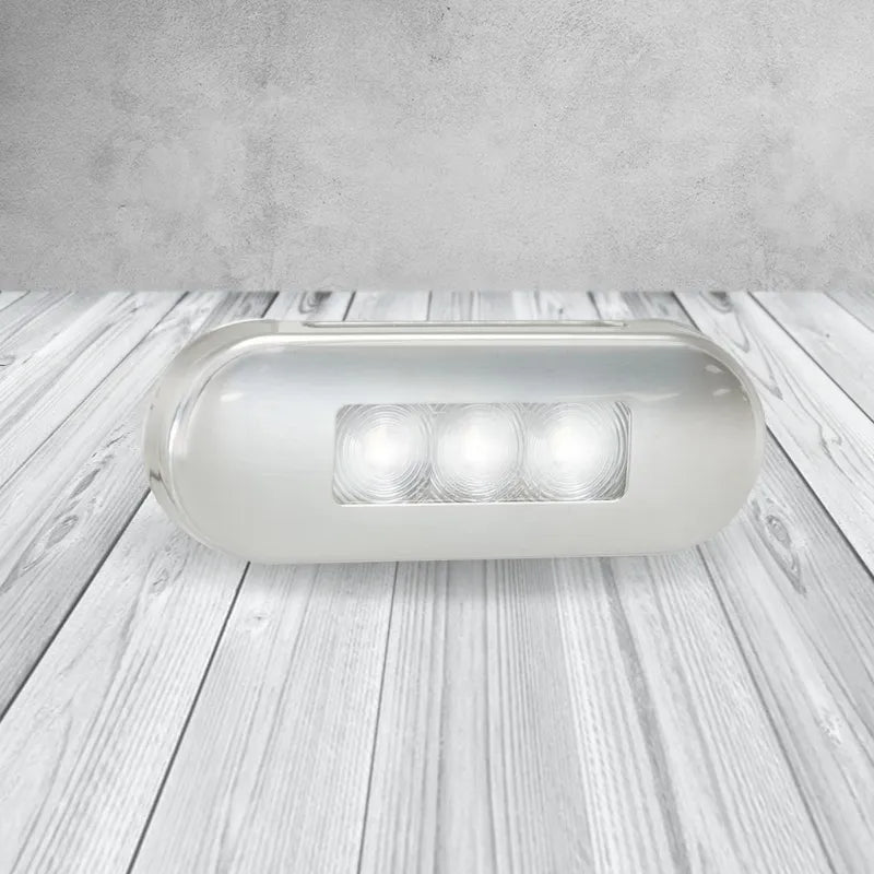 LED Autolamps 86WMB 12-24V LED Front Marker Light Stainless Steel Bezel