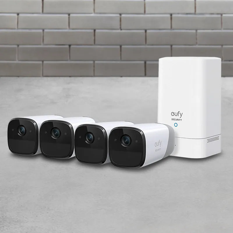 Eufy E8853CD1 EufyCam 2 Pro 2K 4-Camera Set