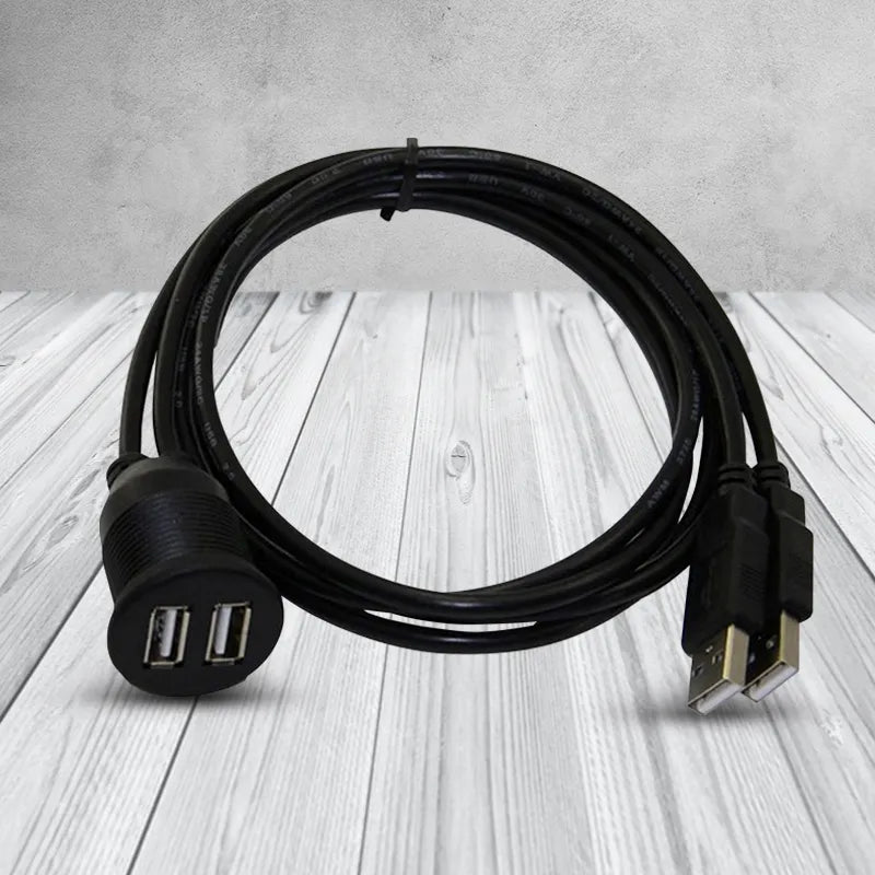 InstallPRO IPUSBD3 3ft Dual USB Flush Extension Kit