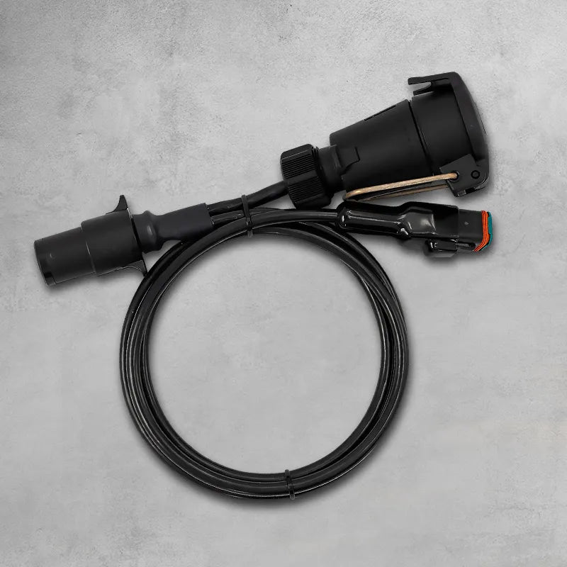 Elecbrakes A 7SR-7LR Plug and Play Adapter - 7 Small Round to 7 Large Round Socket