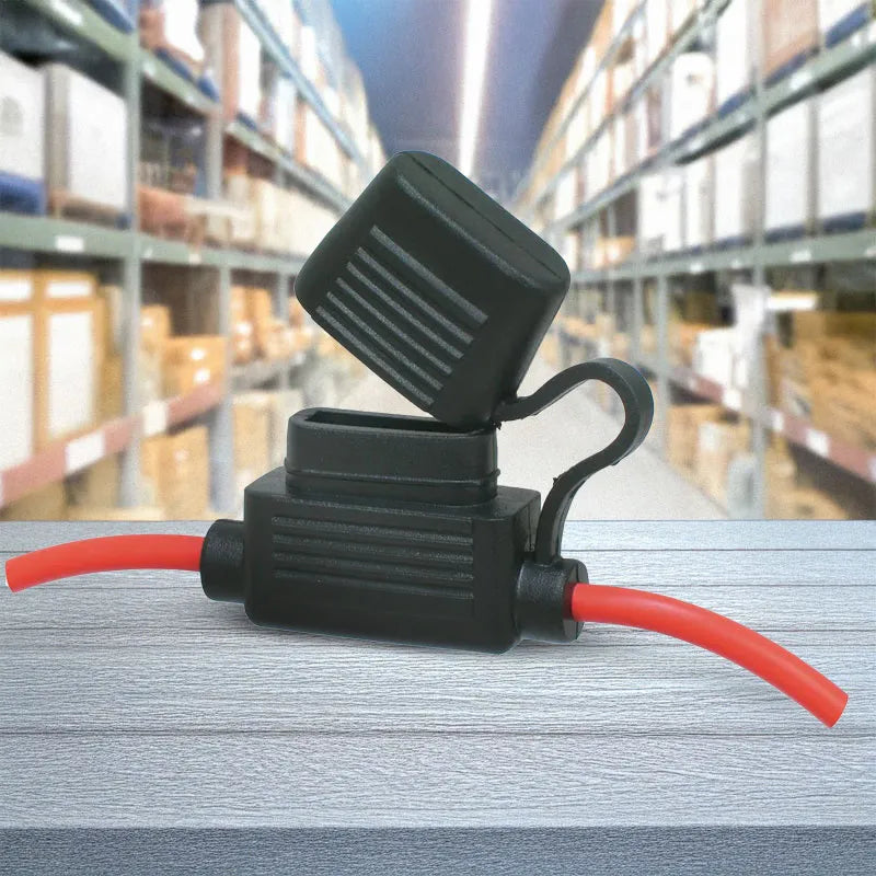OEX ACX1711BL Standard Blade In Line Fuse Holder Black 1 Way 35A - Single Pack